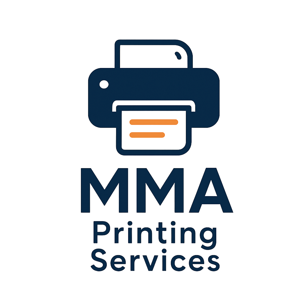 MMA Printing Services.